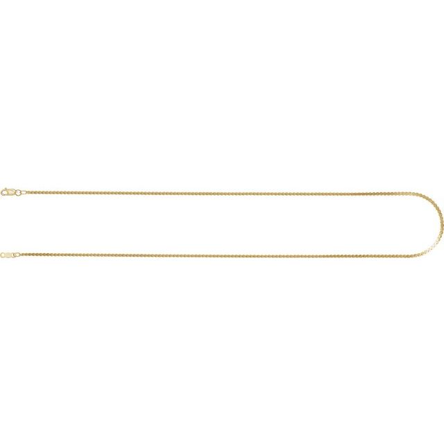 Serpentine Chain Necklace | 14K Gold & Silver | 7" - 24" | Lobster Clasp