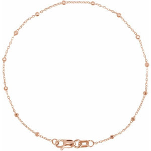 14K Yellow Gold 7