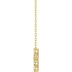 14K Yellow Gold 1/3 CTW Natural Diamond 18