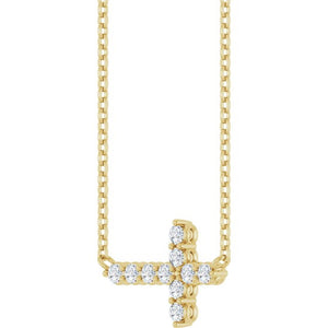 14K Yellow Gold 1/3 CTW Natural Diamond 18
