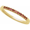 14K Yellow Gold Natural Pink Tourmaline Elegant Ring