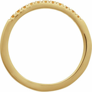 14K Yellow Gold Natural Pink Tourmaline Elegant Ring