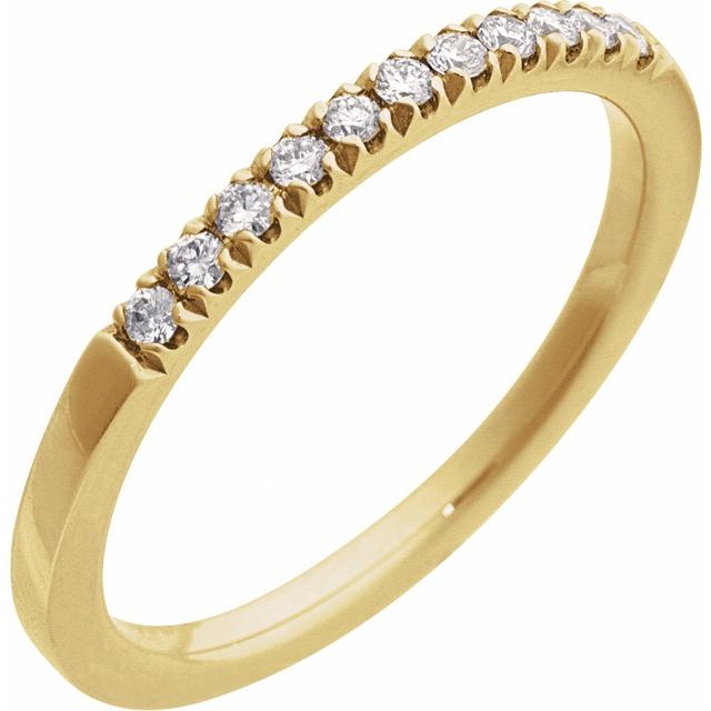 14K Rose Gold Natural Pink Tourmaline Stackable Ring