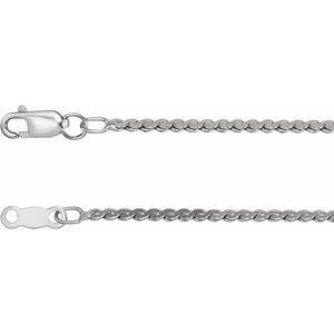 14K Gold Serpentine Chain - Options Available