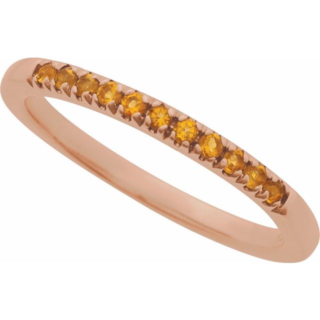 14K Yellow Gold Natural Pink Tourmaline Elegant Ring