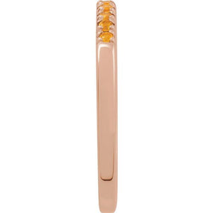 14K Yellow Gold Natural Pink Tourmaline Elegant Ring