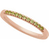 14K Yellow Gold Natural Pink Tourmaline Elegant Ring