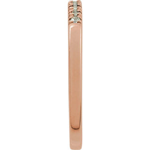 14K Yellow Gold Natural Pink Tourmaline Elegant Ring