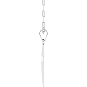 14K White Gold, 18