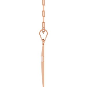 14K White Gold, 18