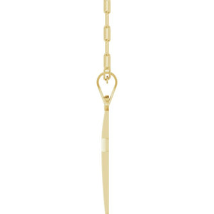 14K White Gold, 18