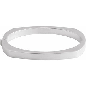14K Gold Hinged Bangle Bracelet - Options Available