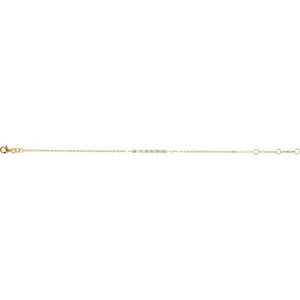 14K White Gold 6-7 1/2
