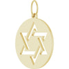 14K White Gold Star of David Pendant - Elegant Faith Symbol