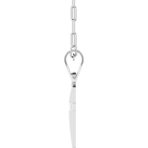 14K White Gold, 18
