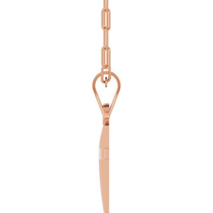 14K White Gold, 18
