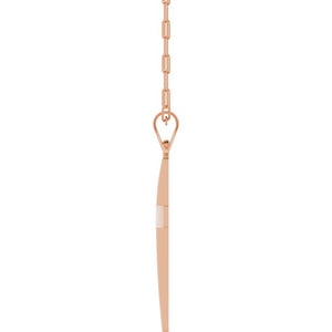 14K White Gold, 18