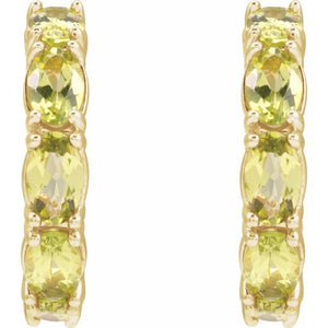 Platinum Oval Natural Ruby 5x3 mm Hoop Earrings – Luxurious Elegance