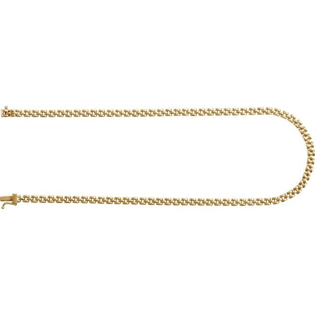 14K Gold Panther Chain
