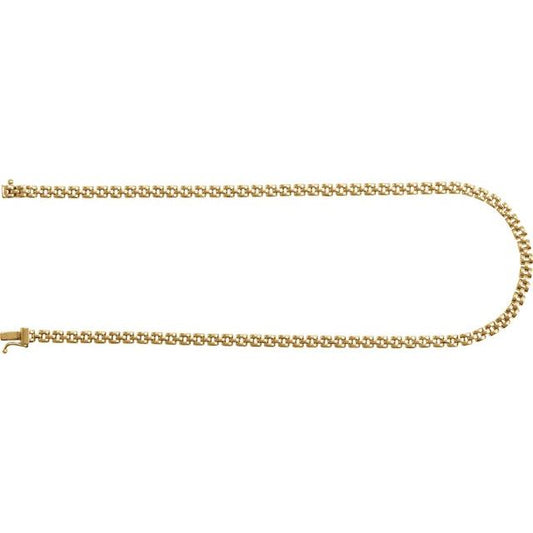 14K Gold Panther Chain