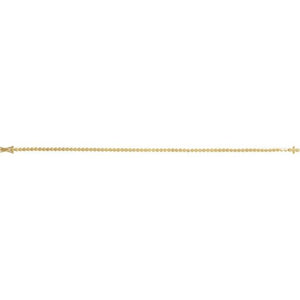14K Gold Geometric Line Bracelet