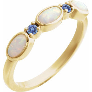 Platinum Stackable Ring - Options Available