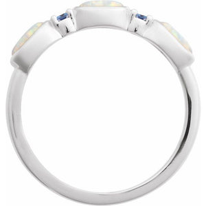 Platinum Stackable Ring - Options Available