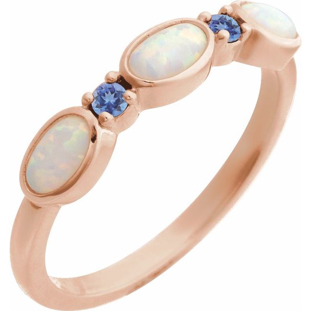 Platinum Stackable Ring - Options Available