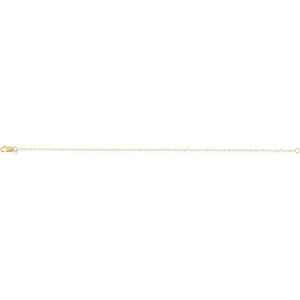 14K Yellow Gold 0.8 mm Heart 7