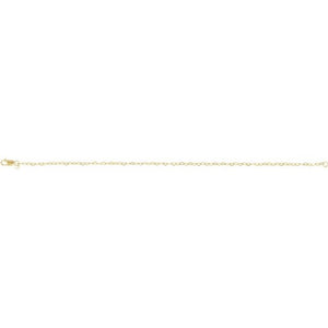 14K Yellow Gold 1.9 mm Heart 18