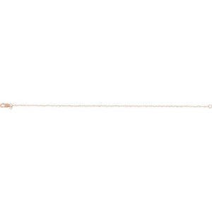 14K Yellow Gold 0.8 mm Heart 7