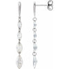 14K Yellow Gold 1.5 CTW Lab-Grown Diamond Drilled Earrings