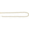 14K Yellow Gold 7-8 mm Cultured White Freshwater Pearl Necklace