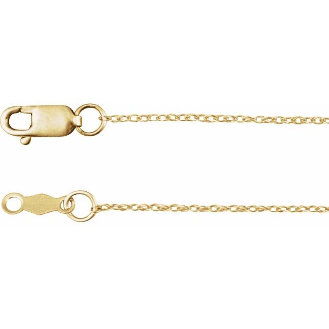 14K Yellow Gold 0.75 mm Rope 7" Chain Bracelet – Timeless Elegance