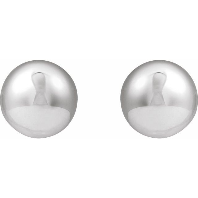 Electroform Domed Drop Earrings