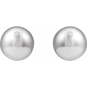 Electroform Domed Drop Earrings
