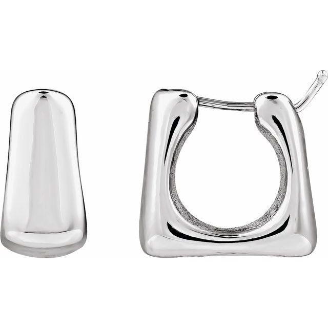 14K Gold Electroform Hoop Earrings - Options Available