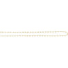 14K Yellow Gold, 1.7 mm Satellite Bar Cable 16