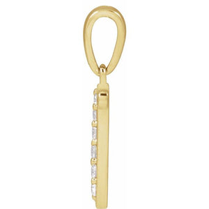 14K Yellow Gold, 18