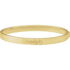 14K Yellow Gold 7x5 mm Hinged Bangle Bracelet - Modern Design