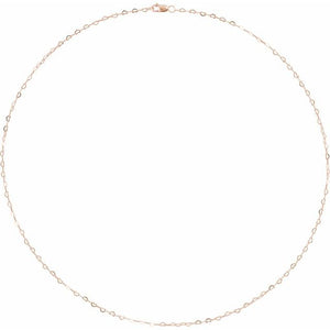 14K Yellow Gold 1.9 mm Heart 18