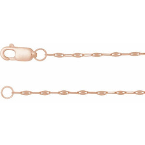 14K Yellow Gold, 1.5 mm Keyhole 16