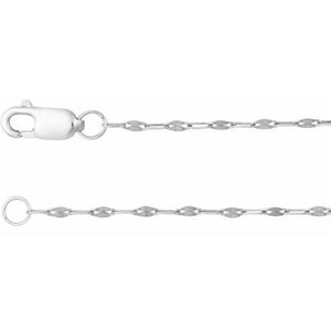 Keyhole Chain Bracelet Crafted in 14K Gold