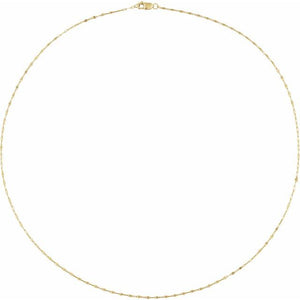 14K Yellow Gold, 1.5 mm Keyhole 16