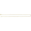 18K Yellow Gold 2.4 mm Paperclip-Style 16