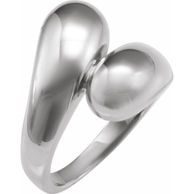 14K Gold, 18K Gold, Sterling Silver Bypass Ring - Options Available