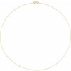 14K Yellow Gold, 16 mm Paperclip-Style Chain - Diamond-Cut Design