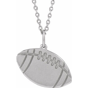 14K Gold Engravable Basketball Pendant