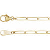 18K Yellow Gold 2.4 mm Paperclip-Style 16