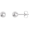 Sterling Silver Polished 3 mm Ball Stud Earrings